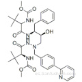 2,5,6,10,13-Pentaazatetradecanedioicacid, 3,12-bis (1,1-dimethylethyl) -8-hydroxy-4,11-dioxo-9- (phenylmethyl) -6 - [[4- (2- piridinil) fenil] metil] -, 1,14-dimetil éster, (57193463,3S, 8S, 9S, 12S) CAS 198904-31-3